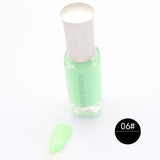 10ML Candy Color Nail Polish  Translucent Jelly Non-toxic Nail Polish  Long Lasting Non-peelable Women Nail Gel Polish 12 colors