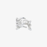 MAYTRENDS  - Abstract Wave Design Ring