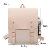 Maytrends  -  Women Backpack  Travel Large Backpacks PU Leather Handbag School Bag for Teenage Girls Women's Bag Female Book Bag Mochila