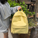 Maytrends  -  Fashion Backpack High Quality PU Leather Women's Backpack For Teenage Girls School Shoulder Bag Bagpack Mochila backpack