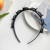 MAYTRENDS  -  New Double Bangs Hairstyle Hair Clips Hairpin Head Hoop Twist Plait Clip Front Hairclips Hair Hoop Women Headband Headwear