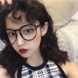 Maytrends Korean Literary Anti-blue Glasses Frame Women Fashion Glasses Men Contrasting Cute Decorative Glasses