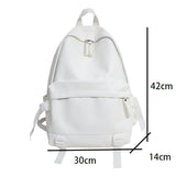 Maytrends  -  Large Backpack Women Leather Rucksack Women's Knapsack Travel Backpacks Shoulder School Bags for Teenage Girls Mochila Back Pack