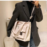 Maytrends Canvas Women handbag Large capacity Casual Shoulder Crossbody Bags chain Ladies Shopping Bag female big totes bolsos Student Bag