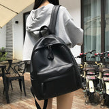 Maytrends  -  Fashion Backpack High Quality PU Leather Women's Backpack For Teenage Girls School Shoulder Bag Bagpack Mochila backpack