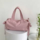 MAYTRENDS  -  Niche Design Tote Bag Nylon Leisure Commuting Travel Bag Korean New Product Storage Portable Shoulder Bag