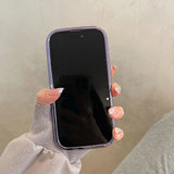 3D Glossy Laser Meteorite Texture Plating Case For iPhone 15 14 13 12 11 Pro Max XS XR X 7 14 Plus Plain Color Anti-knock Cover