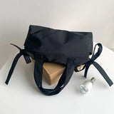 MAYTRENDS  -  Niche Design Tote Bag Nylon Leisure Commuting Travel Bag Korean New Product Storage Portable Shoulder Bag