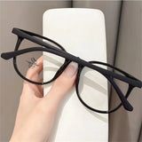 Maytrends Transparent Computer Glasses Frame Women Men Anti Blue Light square Eyewear Blocking Glasses Optical Spectacle Eyeglass Round