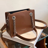 MAYTRENDS  -  2024 New Luxury Designe Women Small Handbags High Quality PU Leather Shoulder Bag Simple Solid Female Crossbody Bags