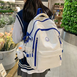 Maytrends  -  Large Female Cute College Backpack Girl Travel Book Backpack Nylon Fashion Ladies Leisure Bag Women Laptop Men School Bags