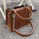 MAYTRENDS  -  2024 New Luxury Designe Women Small Handbags High Quality PU Leather Shoulder Bag Simple Solid Female Crossbody Bags