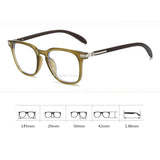 Maytrends Korean Tea Square Glasses Frame Women Lovely Ins No Makeup Plain Glasses Men Eyewear Cute Decorative Computer Glasses