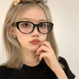 Maytrends Personality Coarse Glasses Frame Women Lovely Ins No Makeup Plain Glasses Men Eyewear Cute Decorative Computer Glasses