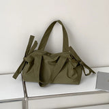 MAYTRENDS  -  Niche Design Tote Bag Nylon Leisure Commuting Travel Bag Korean New Product Storage Portable Shoulder Bag