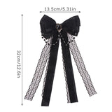 Maytrends Lolita Lace Bow Ribbon Hair Clip Cute Hairpins Headdress Headband Hair Accessories Women Girls Hair Ornament