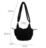 MAYTRENDS  -  Fashion Casual Cloud Crossbody Bag Women Autumn Winter Korean Cotton Clothing Bag Shoulder Bags Simple Trend Handbags