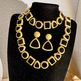 MAYTRENDS  -  vintage necklace earrings bracelet set