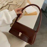 Maytrends Luxury Brand Crossbody Bags for Women Fashion Design Underarm 2024 Women's Shoulder Bags Women's Handbags Of Wallets Solid Color