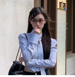 Maytrends Korea TR90 Round Frame Glasses Women No Makeup Fashion Anti-blue Plain Glasses Men Contrasting Cute Decorative Computer Glasses