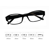 MAYTRENDS  -  Korea Retro Glasses Frame Women No Makeup Fashion Anti-blue Plain Glasses Men Contrasting Cute Decorative Computer Glasses