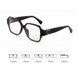 Maytrends Korea Retro Thick Glasses Frame Women Lovely INS No Makeup Plain Glasses Men Eyewear Cute Decorative Computer Glasses