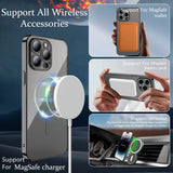 For Magsafe Fashion Plating Lens Protector Case For iPhone 11 12 13 14 15 Pro Max Plus Silicone Wireless Magnetic Charging Cover