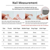 MAYTRENDS  -  10pcs Handmade Press on Nails Sweet Cool Y2k Black Nails Press Ons Short Almond Fake Nails with Glue Metallic False Nail Tips