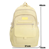 Maytrends Women Backpack Harajuku Fashion Female Student Girls Men School Backpacks Large Capacity Male Waterproof  Nylon Travel Knapsack