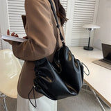 MAYTRENDS  -  Fashion Sense Of Luxury Handbags For Women Large Capacity Shoulder Bag High Quality Soft Leather Crossbody Bags