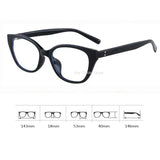 MAYTRENDS  - Korea Retro Cat Eye Anti-blue Light Glasses Frame Women No Makeup Plain Glasses Men Eyewear Decorative Computer Glasses