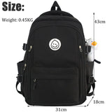 Maytrends  -  Large Female Cute College Backpack Girl Travel Book Backpack Nylon Fashion Ladies Leisure Bag Women Laptop Men School Bags