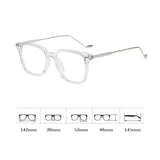 Maytrends Korean Transparent Glasses Frame Women Lovely Ins No Makeup Plain Glasses Men Eyewear Cute Decorative Computer Glasses