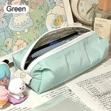 Maytrends Multi-function School Pencil Cases Stationery Storage Bag Portable Large-capacity Pen Bag Pencil Case Pencil Bag Macaron Color