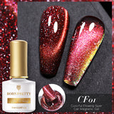 Reflective Glitter Cat Magnetic Gel Nail Polish  Gel Silver Purple Soak Off UV Gel Varnish Rainbow Gel