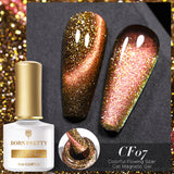 Reflective Glitter Cat Magnetic Gel Nail Polish  Gel Silver Purple Soak Off UV Gel Varnish Rainbow Gel