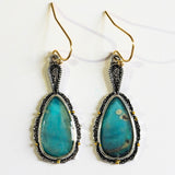 Vintage Bohemia Resin Dangle Earrings for Women Beach Party Jewelry Accessories Ethnic Tribal Hook Earring Charm Gift