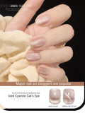 Milk Tea Spar Cat Eye Magnetic Gel Nail Polish Glue 10ml Silver Variety Glue Nail Art Shiny Nail Art Varnish