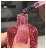 45 Color Quick Dry Waterproof Glitter Pink Nail Polish