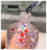 45 Color Quick Dry Waterproof Glitter Pink Nail Polish