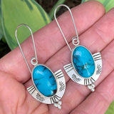 Vintage Bohemia Resin Dangle Earrings for Women Beach Party Jewelry Accessories Ethnic Tribal Hook Earring Charm Gift