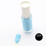 10ML Candy Color Nail Polish  Translucent Jelly Non-toxic Nail Polish  Long Lasting Non-peelable Women Nail Gel Polish 12 colors