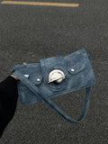 MAYTRENDS  -  Bags For Women Trend Niche For Women Denim Y2K Shoulder Crossbody Hand Bag Woman For Women Cute Purse Square