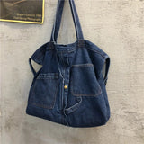 MAYTRENDS  -  New Harajuku Wash Denim Bag Women Shopping Handbags Large-capacity Shoulder Bag Female Korean Girls Messenger Bag