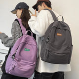 Maytrends  -   New Female Male Backpack Fashion Canvas Backpacks Woman Students Bags Teenage Girls Men School Bag Youth Women Rucksack Mochila