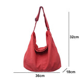 Maytrends  New Bags for Women Canvas Shoulder Bag Fashion Large Capacity Handbags Female Casual Travel Bags Soft Crossbody Bags