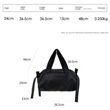 MAYTRENDS  -  Niche Design Tote Bag Nylon Leisure Commuting Travel Bag Korean New Product Storage Portable Shoulder Bag