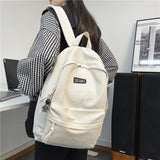 Maytrends  -   New Female Male Backpack Fashion Canvas Backpacks Woman Students Bags Teenage Girls Men School Bag Youth Women Rucksack Mochila