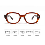 Maytrends Korea Retro Leopard Glasses Frame Women No Makeup Star Style Glasses Men Contrasting Cute Decorative Glasses