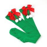 Women Over Knee Socks Christmas Diagonal Striped Christmas Thigh High Stockings knee high socks